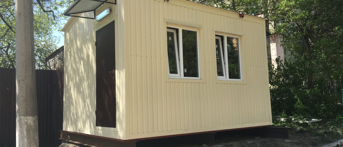 Пост охраны с проходной 4х3,5х2,8 (г. Киев) - 1