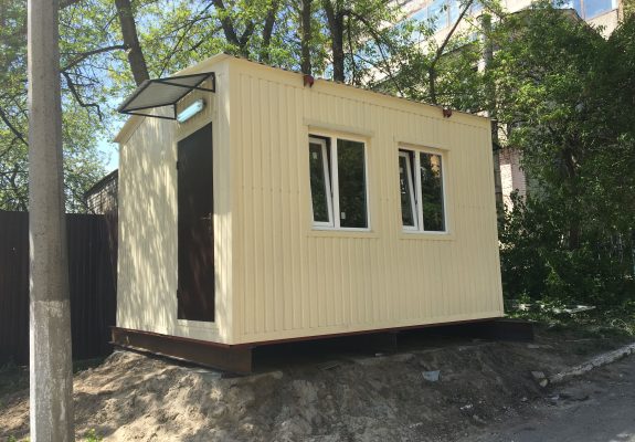 Пост охраны с проходной 4х3,5х2,8 (г. Киев)