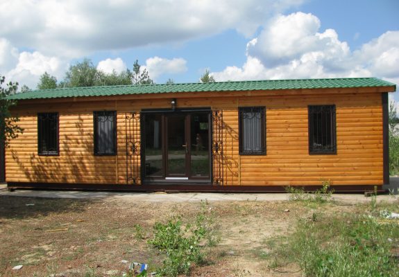 Модульный дачный домик 12х4х3,5 (г. Киев) фото