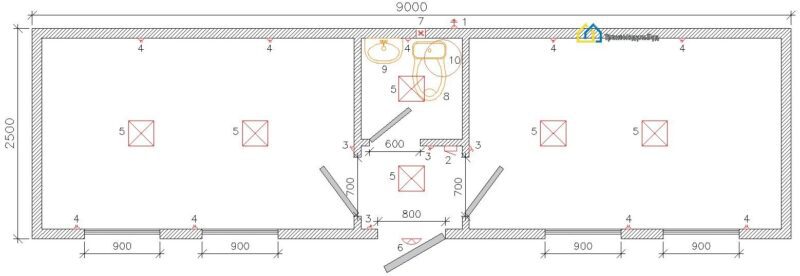 Modular Container BM 2.5 - 4/4