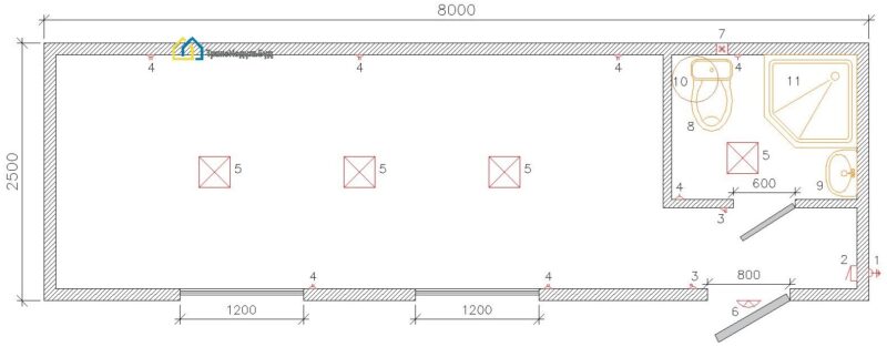 Modular Container BM 2.6 - 3/5