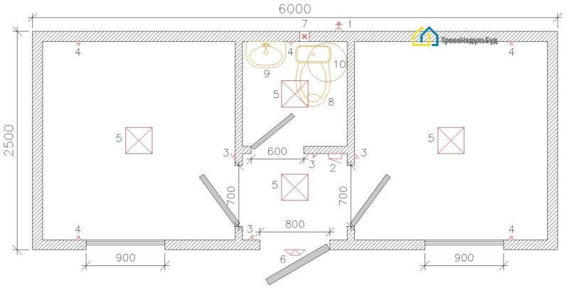 Modular Container BM 2.5 - 1/4