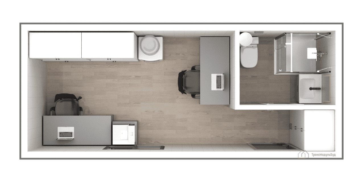 Modular Container BM 2.6 - 1/2