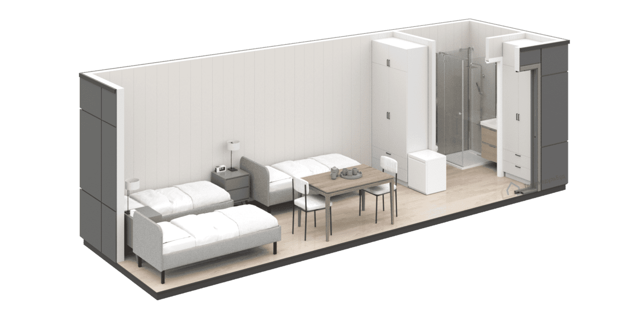 Modular Container BM 2.6 - 3/3