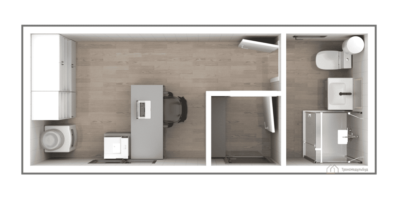 Modular Container BM 2.7 - 1/2