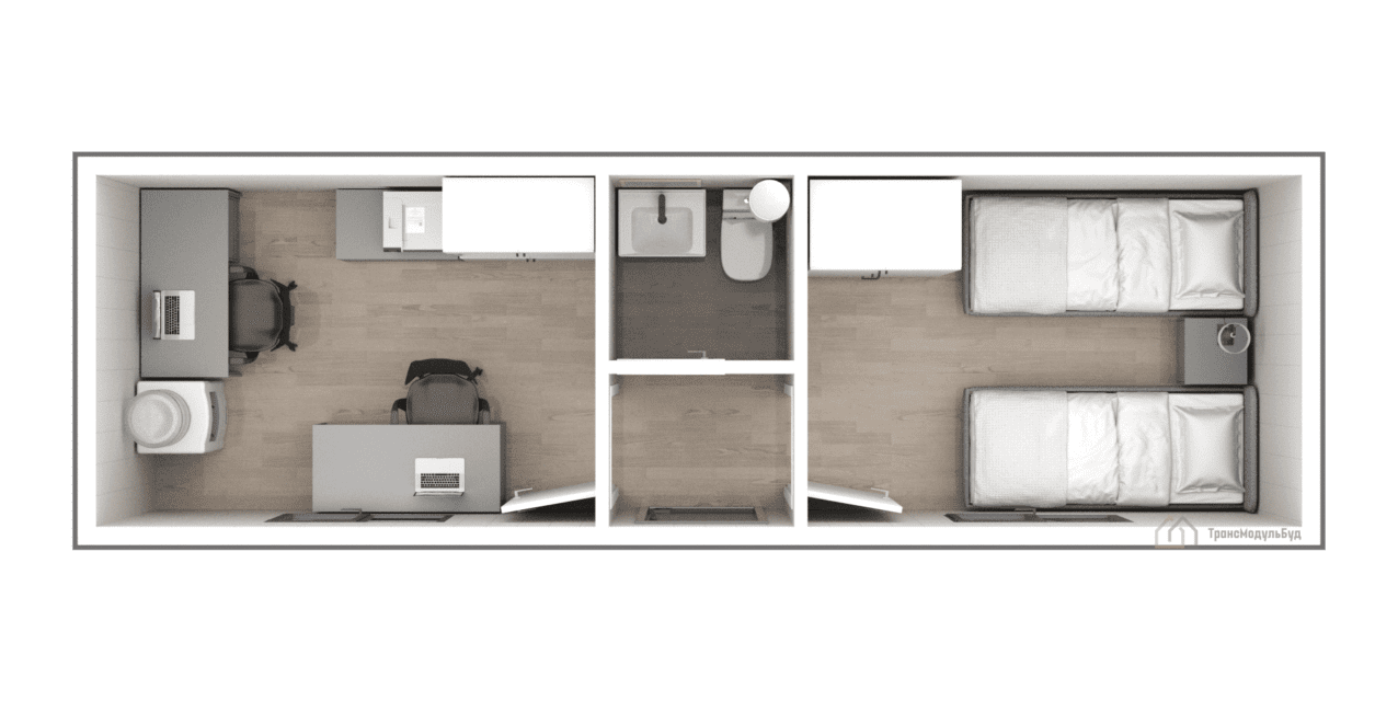 Modular Container BM 2.5 - 3/3