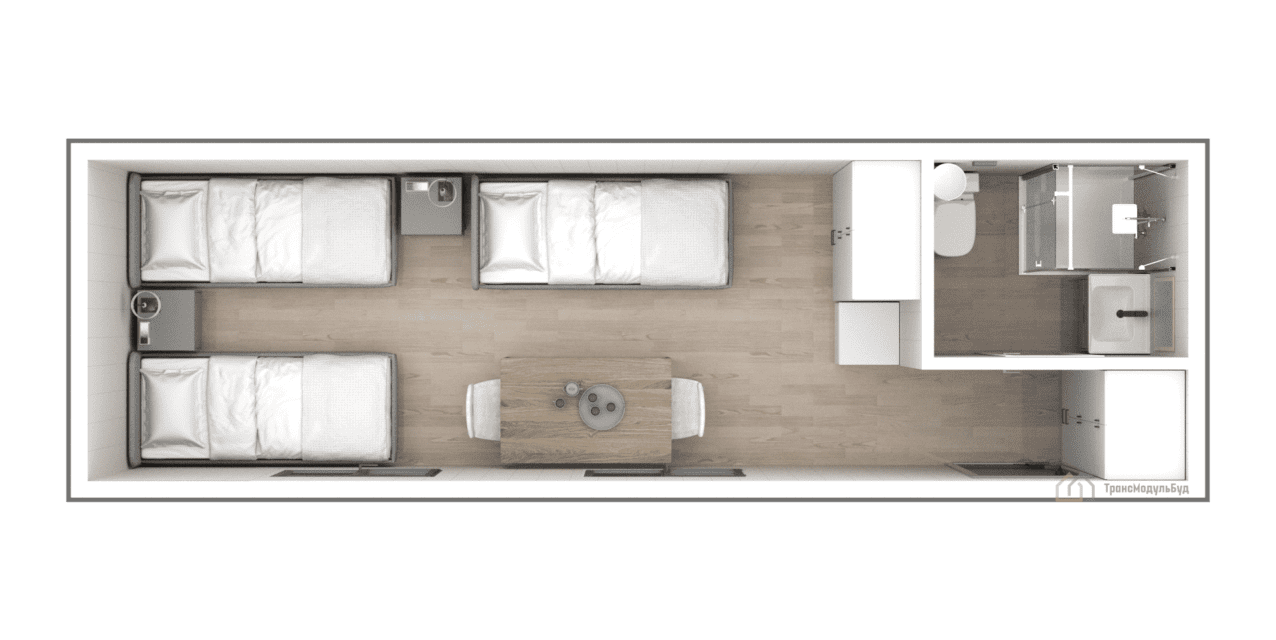 Modular Container BM 2.6 - 3/4