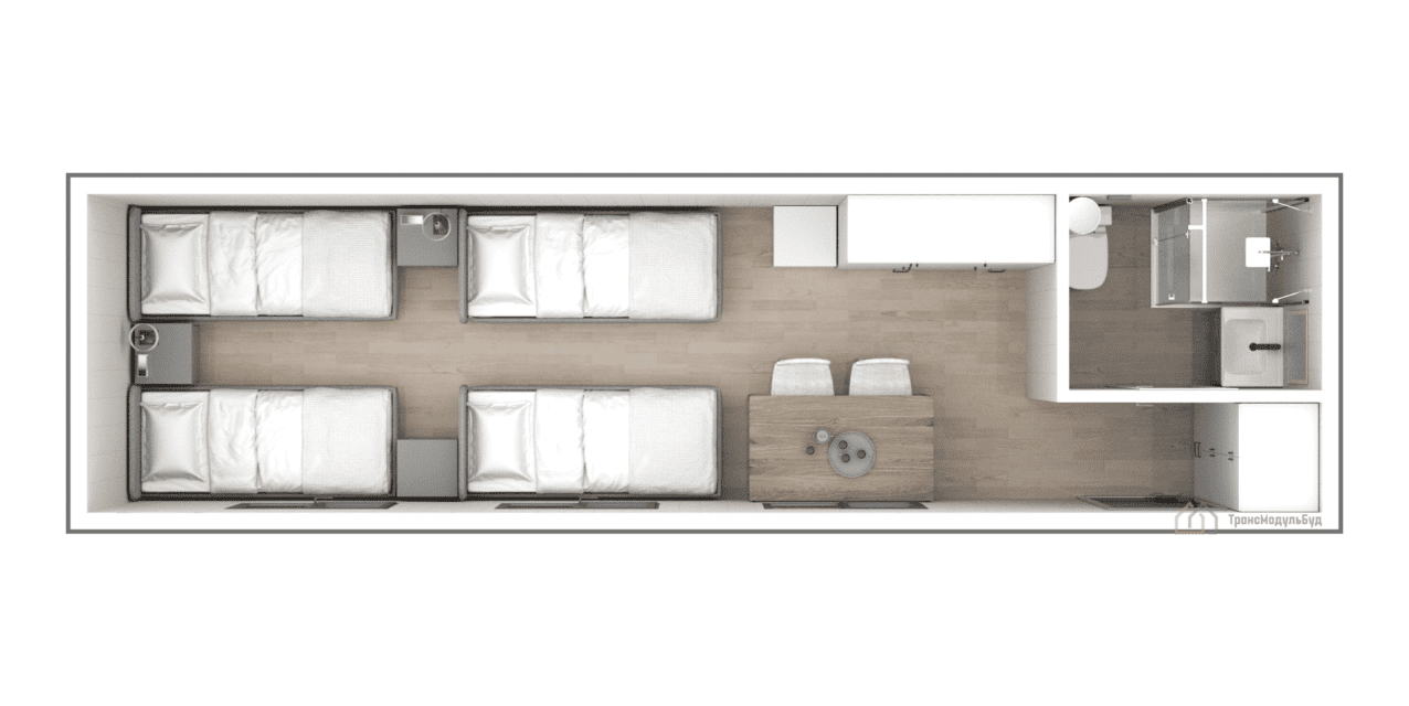 Modular Container BM 2.6 - 4/4
