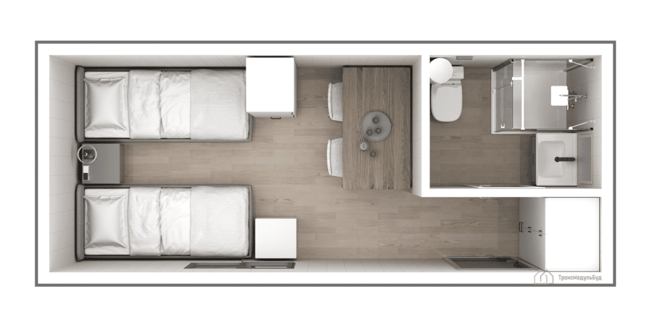 Modular Container BM 2.6 - 1/4