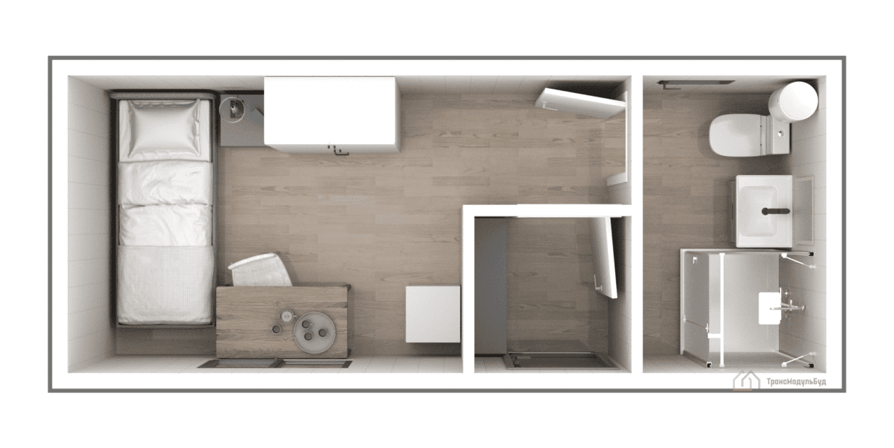 Modular Container BM 2.7 - 1/4
