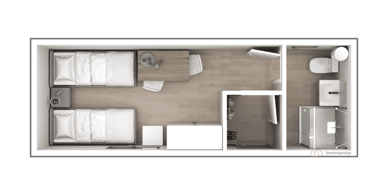 Modular Container BM 2.7 - 2/4