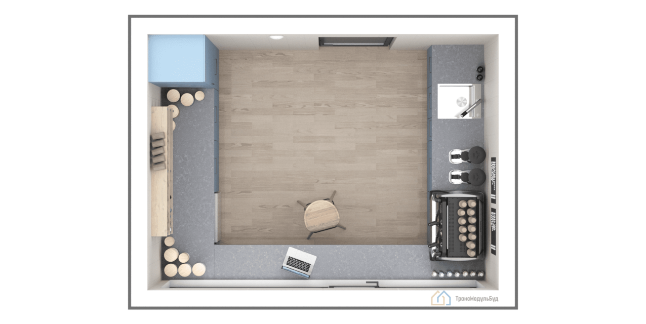 Modular Coffee Shop BM 7.2 - 1/2