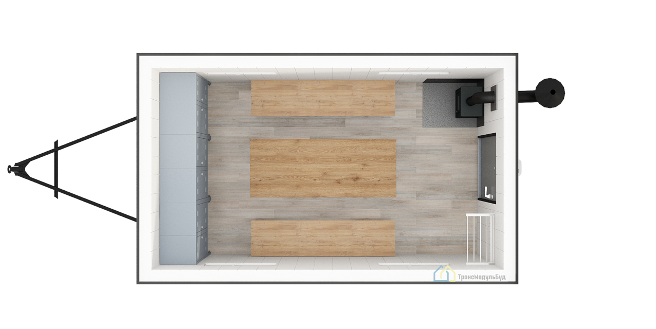 Construction Trailer BM 9.1 - 1/3