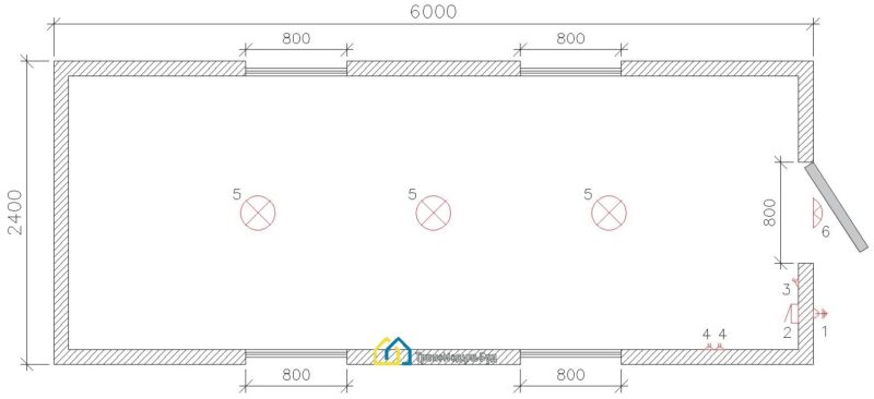 Construction Trailer BM 9.1 - 3/4