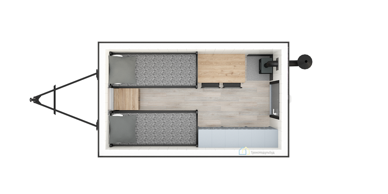Construction Trailer BM 9.2 - 1/3