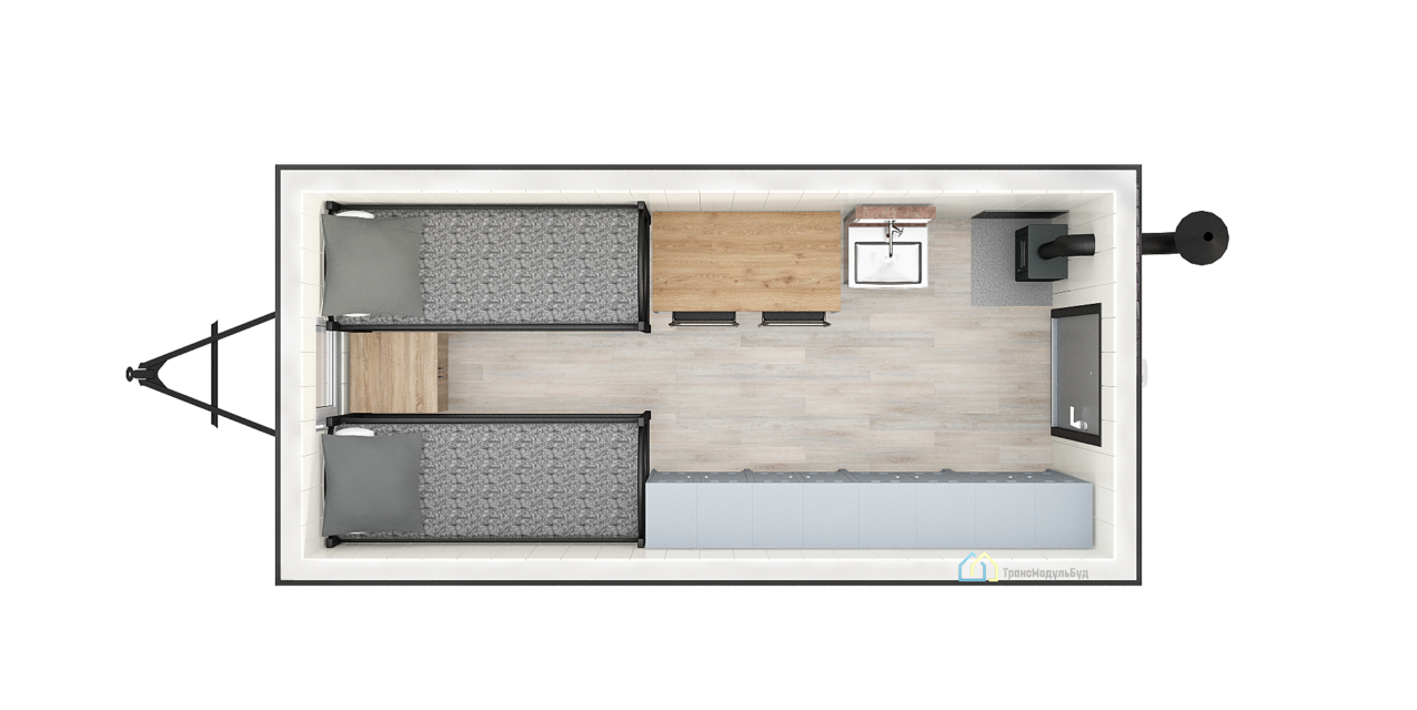 Construction Trailer BM 9.2 - 2/3