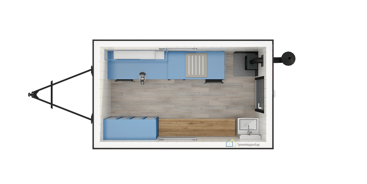 Construction Trailer BM 9.3 - 1/3