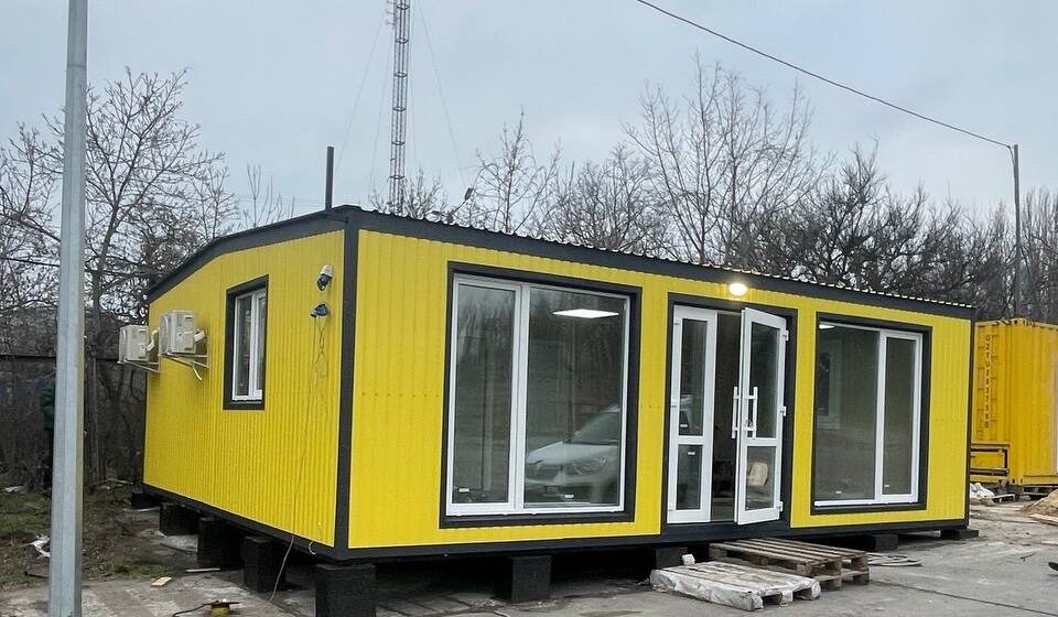 Быстровозводимый модульный офис 8,5х6,8х3 (г. Черноморск, Одесская обл.) - 1